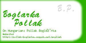 boglarka pollak business card